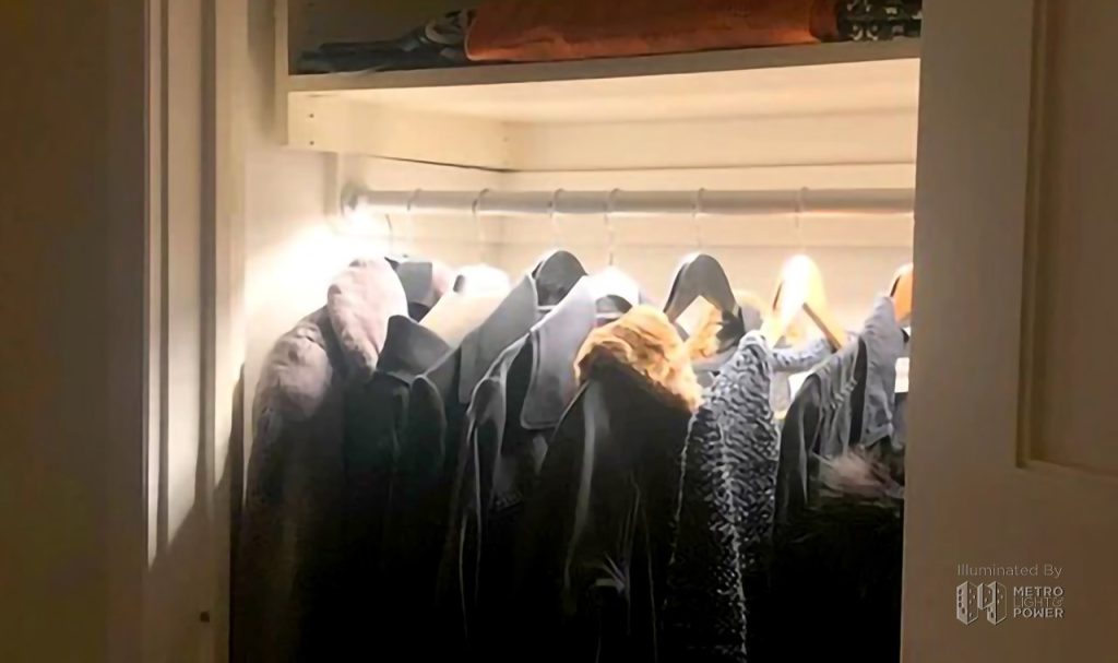 Led Fixture In Closet