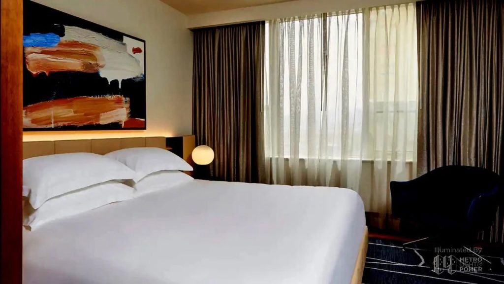 Led Fixture In Hotel Head Board 2