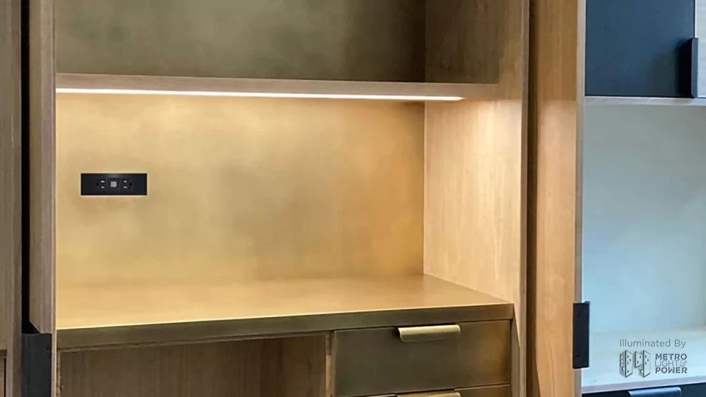 Mlp Led And Custom Power In Desk